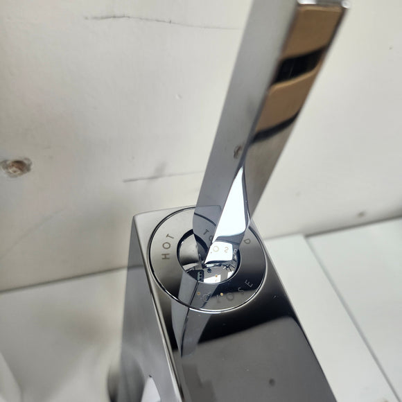 Hansgrohe Axor Series Single Hole Faucet Chrome Square Floormodel Clearance As Is