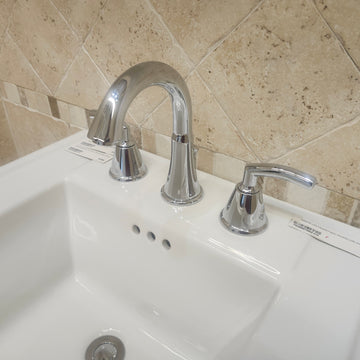 American Standard Tropic 8cc Bathroom Faucet Chrome Floormodel Clearance As is (H13) - 0