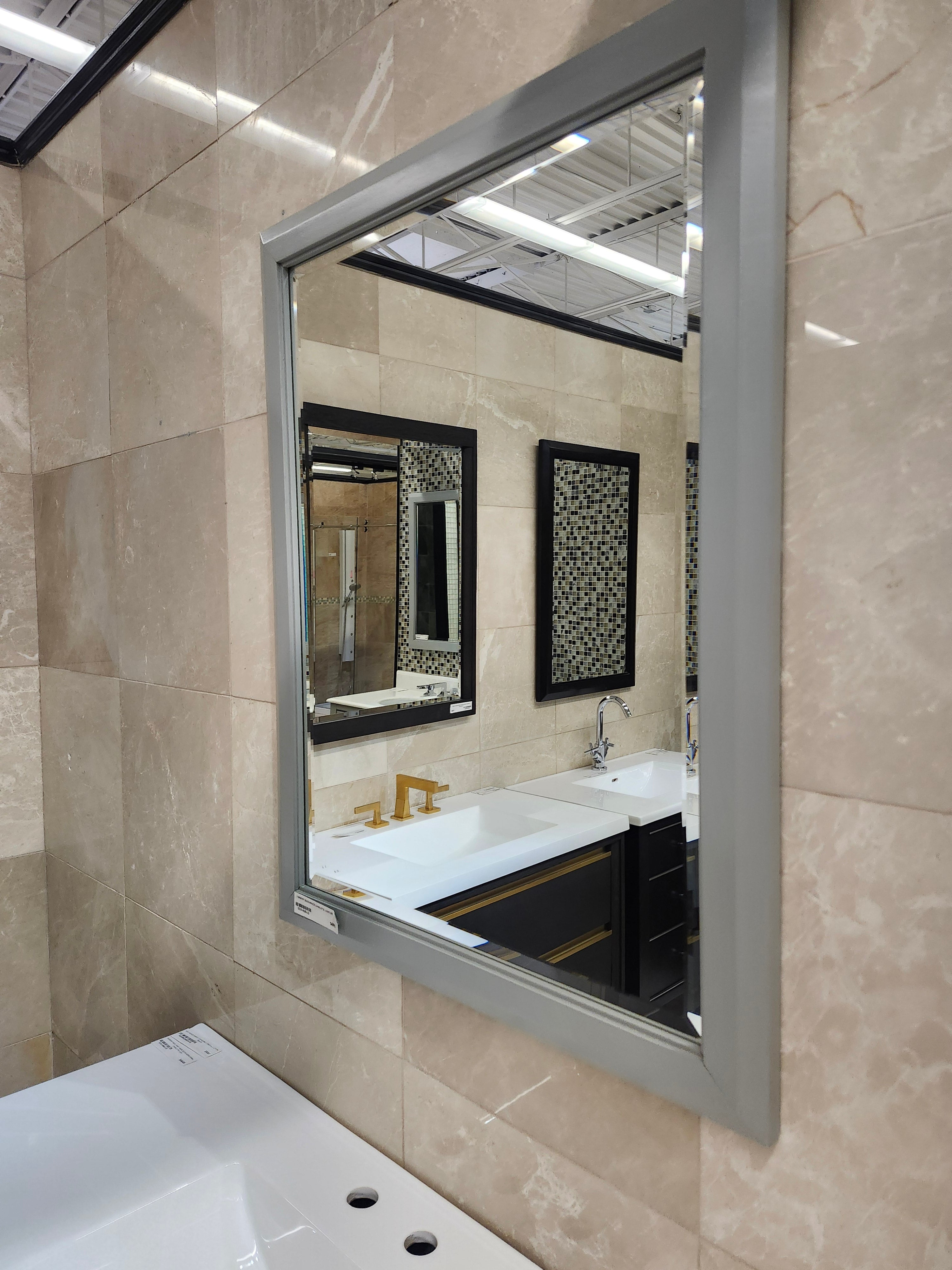 48" Fairmount Charlotte Vanity & Countertop Combo with Mirror (as is)
