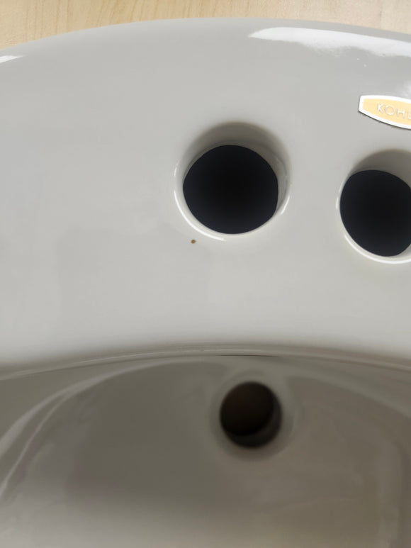 Kohler Pennington® 20-1/4" oval drop-in bathroom sink  K-2196-1-0 Floormodel Clearance as is