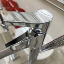 Aquabrass Roman Deck Tub Filler Metro Chrome With Hand Held Shower Head Floormodel Clearance As Is-7