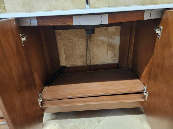 38" Clermont Vanity & Countertop Combo with Mirror (as is) l6