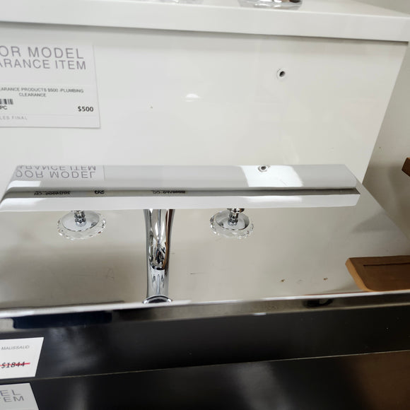 Hansgrohe Axor Series Bathroom Faucet 1 Hole Maussaud Chrome Floormodel Clearance as is