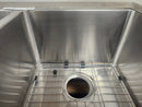 Vida Acute 32" x 18" Stainless Steel Square Undermount Kitchen Sink Floormodel Clearance As is-3