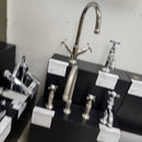 Hansgrohe Axor Series 1 Hole Single Faucet Montreux Cross Handles Polished Nickel Floormodel Clearance as is-9