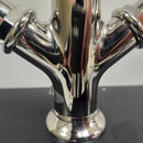 Hansgrohe Axor Series 1 Hole Single Faucet Montreux Cross Handles Polished Nickel Floormodel Clearance as is-7