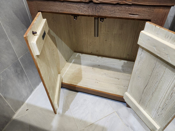 30" Native Vanity & Countertop Combo with Mirror (as is)