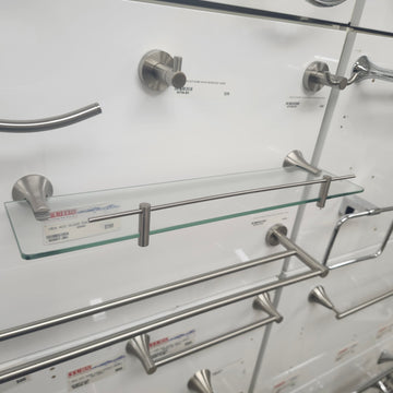Vida 928 Series Glass Shelf Bathroom Accessory Floormodel Clearance As Is