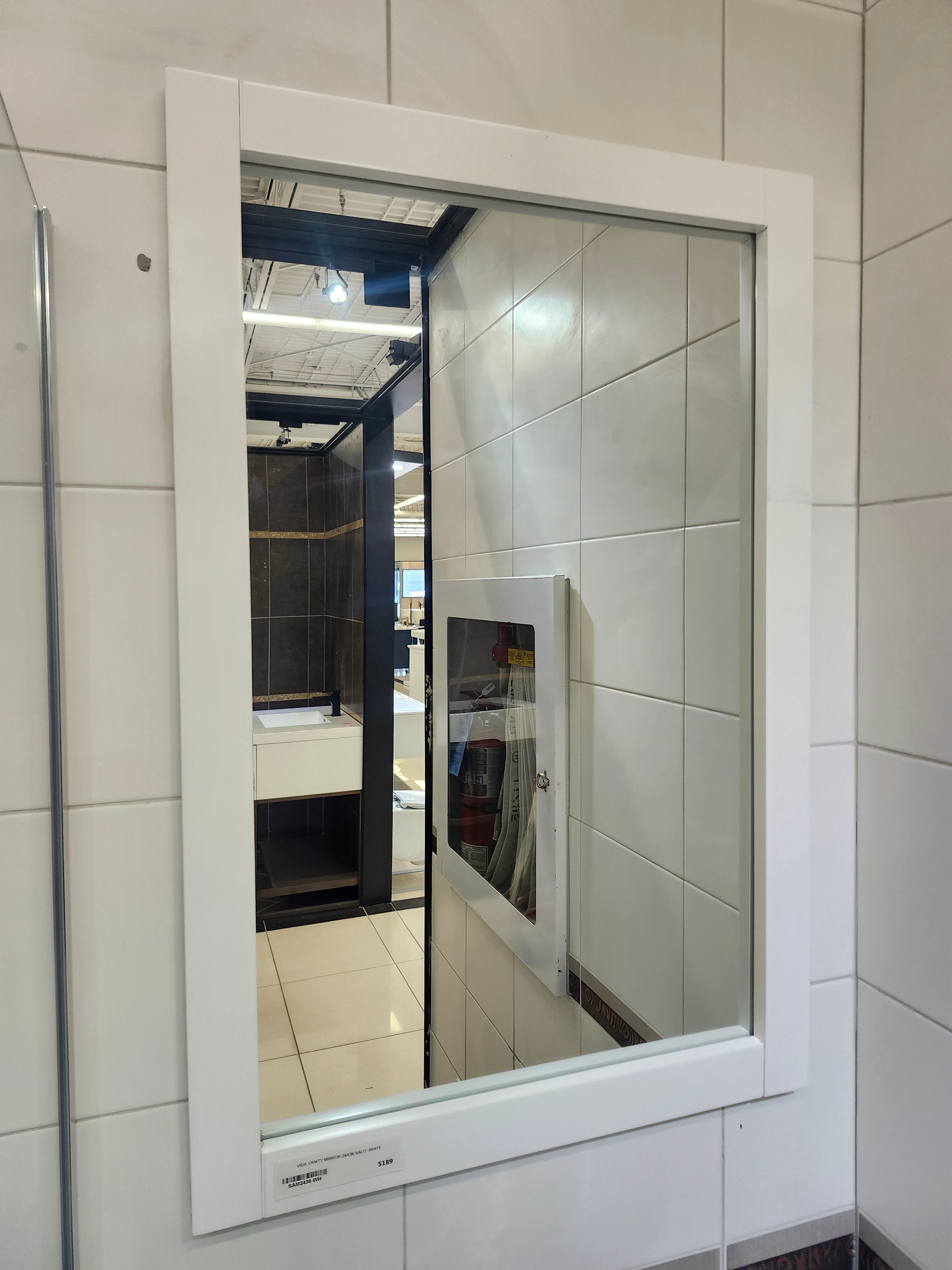 24" Vida Elements Vanity and Countertop Combo with Mirror (as is) - 0