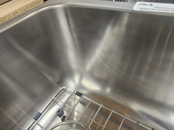 Franke NCX120-29 Sink - Undermount Double Concerto Creased Bottom SS Kitchen Sink Floormodel Clearance as is