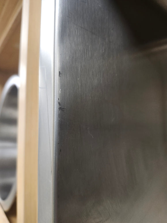 Vida Acute Stainless Steel Square Undermount Kitchen Sink Floormodel Clearance as is etobicoke