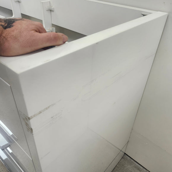Vida 60 Inch Floormount Bathroom Vanity no countertop sold as is Floormodel Clearance (212)