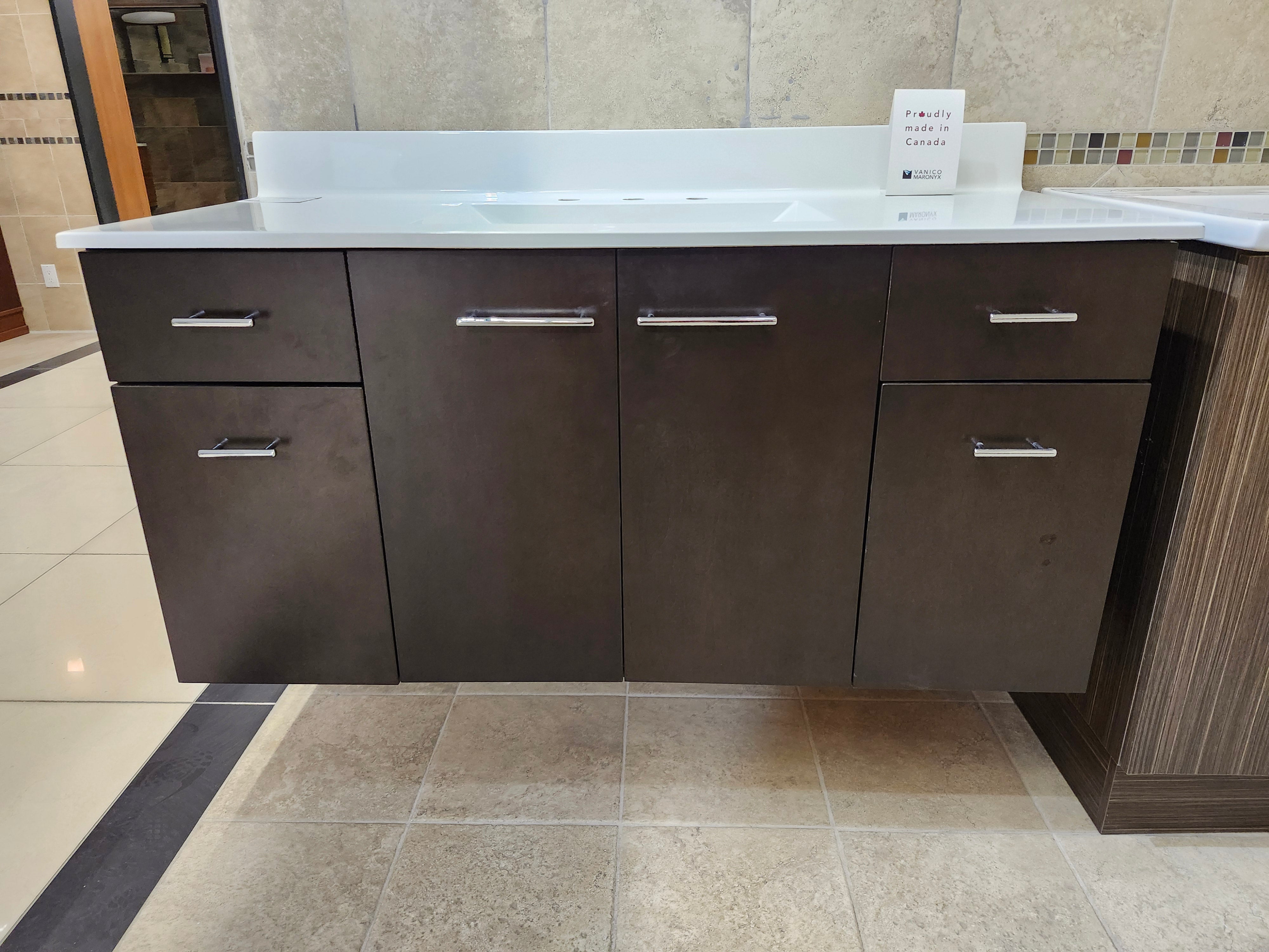 49" Vanico Classic Wood Vanity Combo (as is)