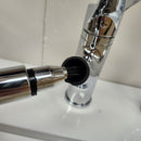 Vida Kitchen Faucet with Extending Faucet Head Chrome Floormodel Clearance As Is-11