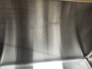 Franke 29 x 18 Kitchen Sink Stainless Steel 2 Bowl Undermount Compact CPX120 Floormodel Clearance As is - 0