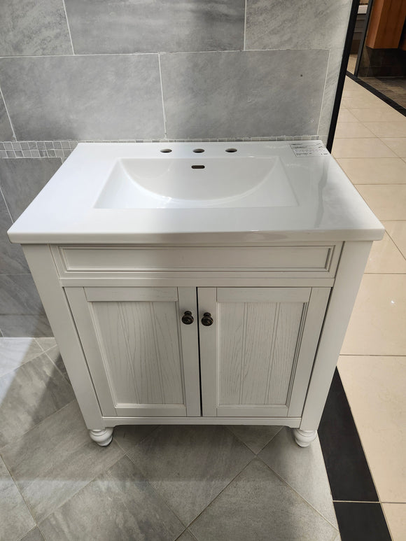 30" Fairmont Crosswinds Vanity & Countertop Combo (as is)