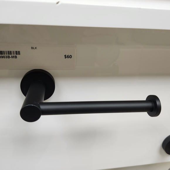 Unity 939 Series Toilet Paper Holder Bathroom Accessory Black Finish Floormodel Clearance As Is