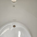 Maax 72 x 36 Arofeel Aigo 102788055 Built in Tub Aquabrass Roman Deck Faucet Volare F1018 Combo Floormodel Clearance M8-14