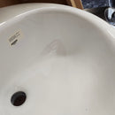 Kohler 19 x 16 Drop in 8cc 3 Hole White Ellington Bathroom Sink  K2906 Floormodel Clearance As is m10-6