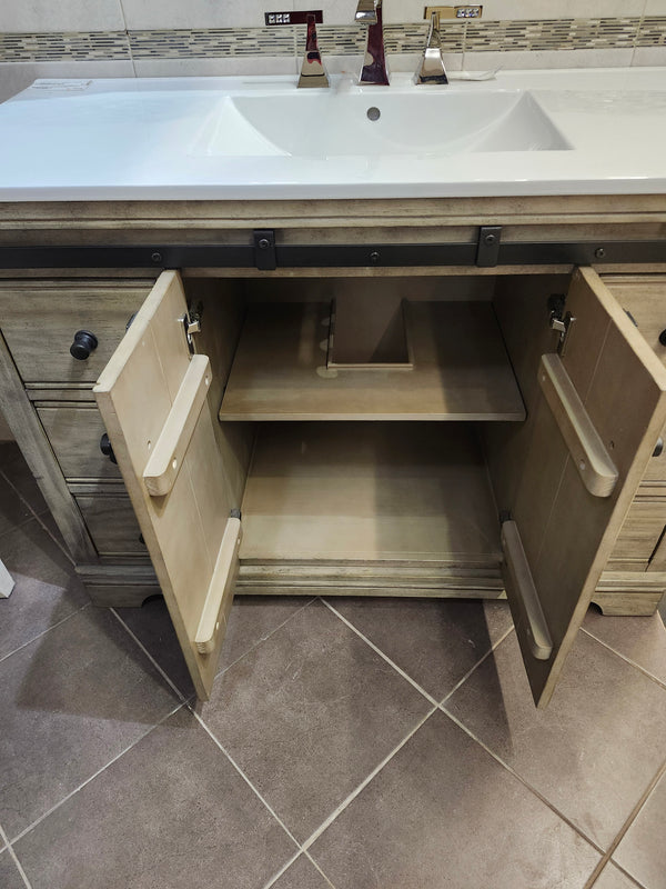 48" Fairmount Upton Vanity & Countertop Combo with Mirror (as is)