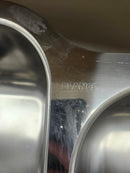 Blanco Supreme 512729 36 Inch Undermount Super Supreme 1 & 3/4 Bowl Stainless Steel Sink Floormodel Clearance as is-8