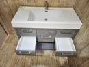 Vero Aura Vanity 39 x 18 Base and Countertop Combo 42-4