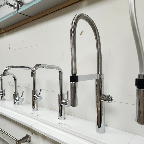 Blanco G-Neck Kitchen Sink Faucet Floor Model Missing the Handle Sold As is Floormodel Clearance