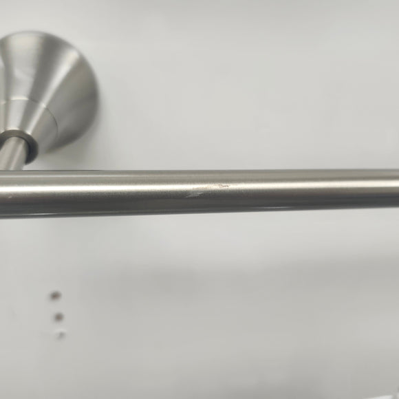 Brushed Nickel Towel Bar Bathroom Accessory Floormount Clearance As Is