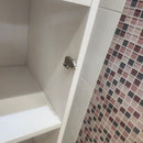 Rubi Haus 32 x 20 Wallmount Vanity, LED Mirror and Linen Combo Floormodel as is Clearance (H20)-17