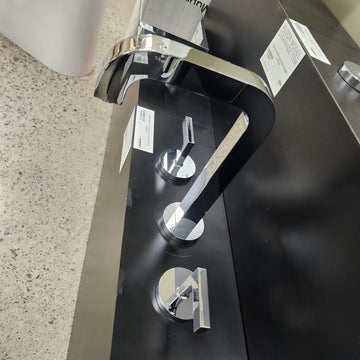 Hansgrohe Axor Series 8cc Bathroom Faucet 3 Hole Cittrio Lever Handles Chrome Floormodel Clearance as is - 0