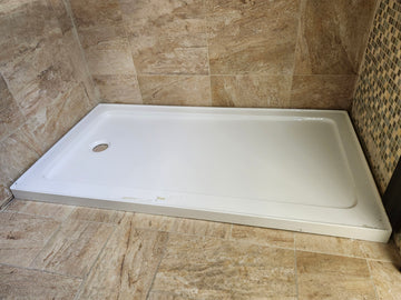 Vida Shower Base 60 x 32 l/h rectangle as is floormodel k10 - 0