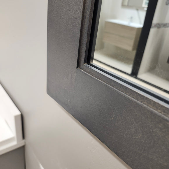 CB 20 x 32 Grey Vanity Mirror Sold as is Floormodel Clearance Isle next to G