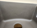 BLANCO Diamond SILGRANIT 32-in 60/40 Double Bowl Undermount Kitchen Sink - Volcano Grey Floormodel as is 400585-7