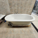 Maax 72 x 36 Arofeel Aigo 102788055 Built in Tub Aquabrass Roman Deck Faucet Volare F1018 Combo Floormodel Clearance M8-1