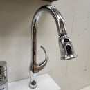Vida Kitchen Gneck Faucet with Extending Faucet Head Chrome Floormodel Clearance As Is-1
