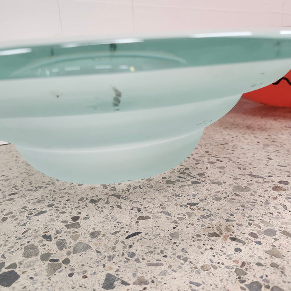 Tempered Glass Vessel Bathroom Sink clear Floormodel Clearance