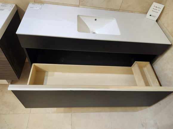Vanico Mini Condo 48 x 16 vemont top m-888-sm nova black special floormount clearance as is l11