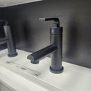 Unity Fountain Blue Single Hole Black Matte Faucet Floormodel Clearance Sold As is (153)-1