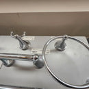 Brizo Traditional Chrome 4pc Bathroom Accessories Bundle Floormodel Sold As Is-8