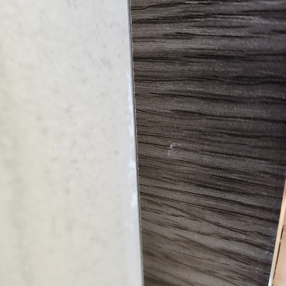 Aura Vanity Mirror Vero Sepia Finish 32 x 26 Floormodel Clearance Sold as is G9