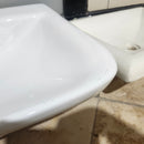 Vida Elda 29.5 x 17.9 Vanity Countertop Sink 1 Hole White Floormodel Clearance As Is i15-6