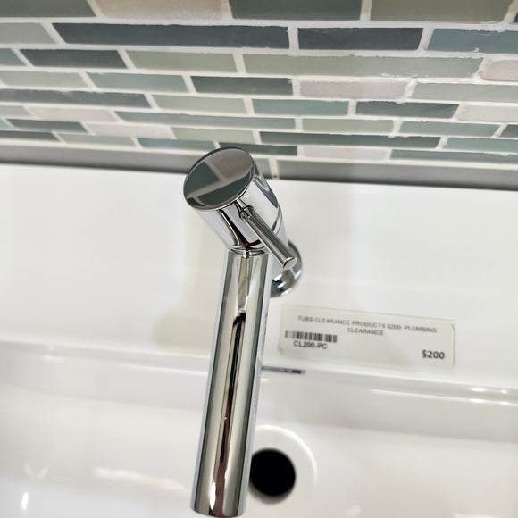 Bathroom Vanity Faucet single Hole and Single Lever Low Profile Floormodel Clearance Sold as is G6