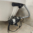 Duravit Sharck Drop In 74 3/4 x 35 1/4 Air Jet Freestanding Bathtub Floormodel Clearance As is M8-5