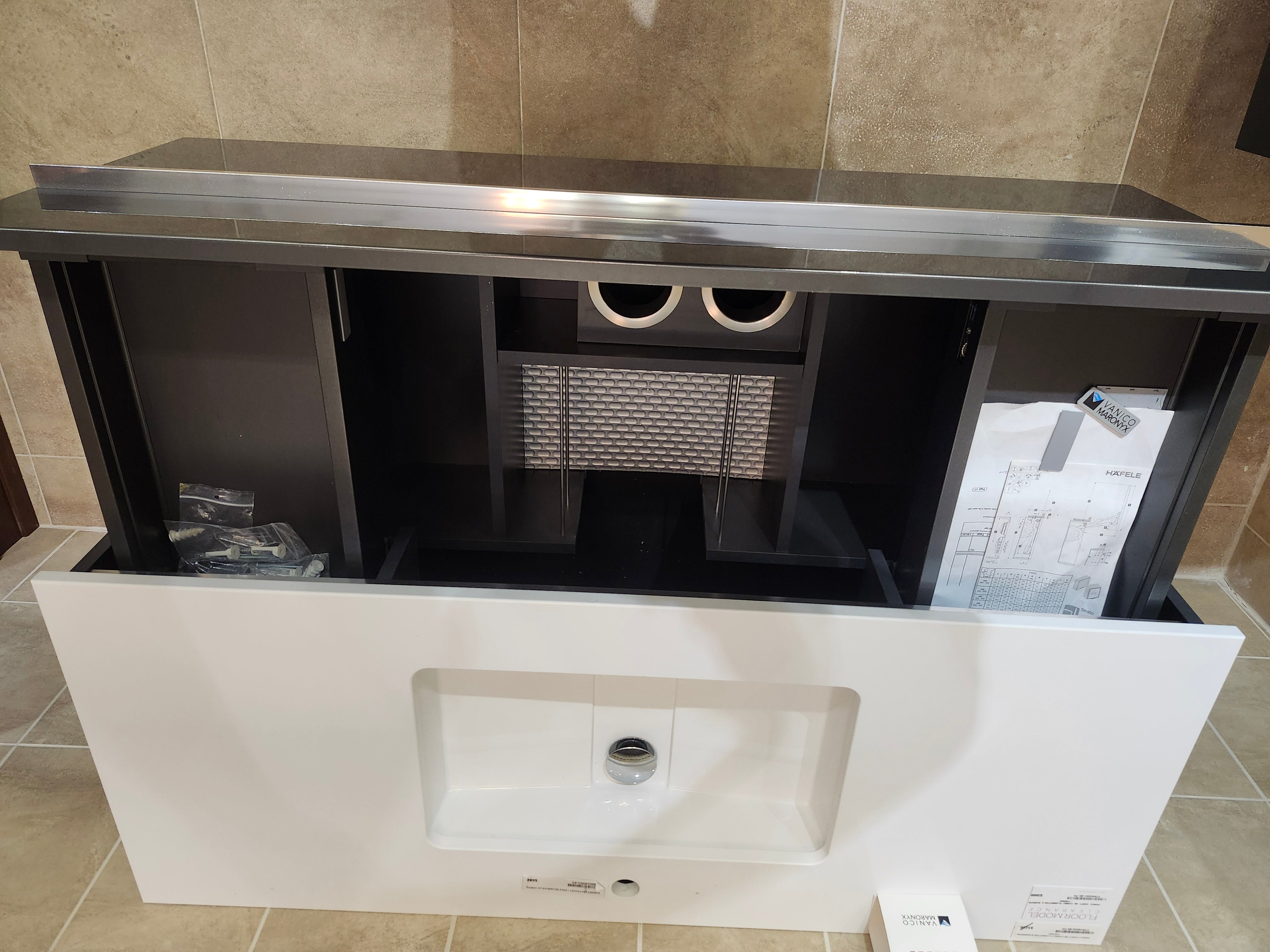 48" Vanico Esentia Vanity Combo (as is)