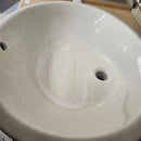 Kohler 21 x 17 Undermount Bathroom Vanity Sink Biscuit Floormodel As is M10-4