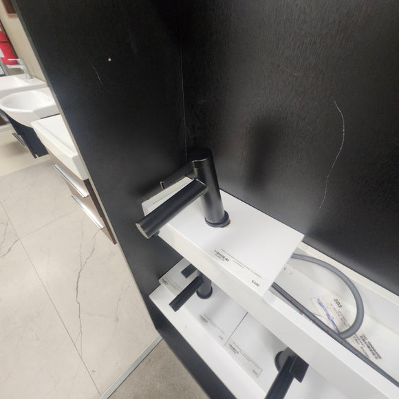 Riobel Single Hole Matte Black Faucet Floormodel Clearance Sold as is (153)