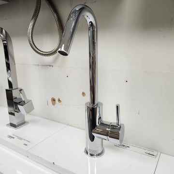 Single Hole Bathroom Faucet with Lever Handle Floormodel As Is