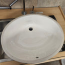 Kohler 21 x 17 Undermount Bathroom Vanity Sink Biscuit Floormodel As is M10-2