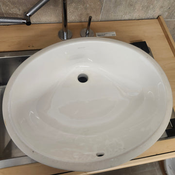 Kohler 21 x 17 Undermount Bathroom Vanity Sink Biscuit Floormodel As is M10 - 0