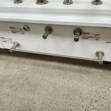 Rubinet Lasale Satin Nickel 24 Inch Towel Bar Floormodel Sold As Is
